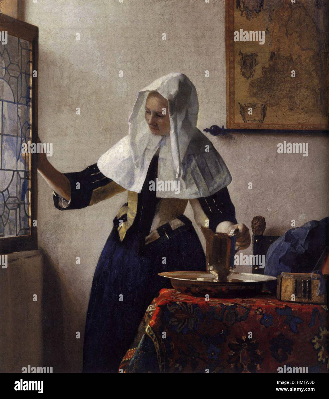 Johannes Vermeer - Young Woman with a Water Jug - WGA24662 Stock Photo