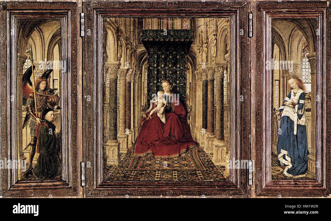 Jan van Eyck - Small Triptych - WGA07613 Stock Photo