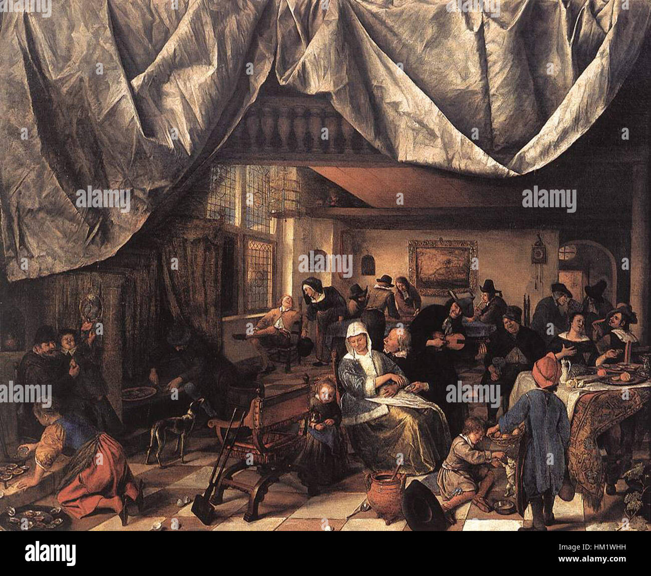 The Life Of Man By Jan Steen Is A Dutch Painting That Humorously And The Life Of Man By Jan Steen Is A Dutch Painting That Humorously And