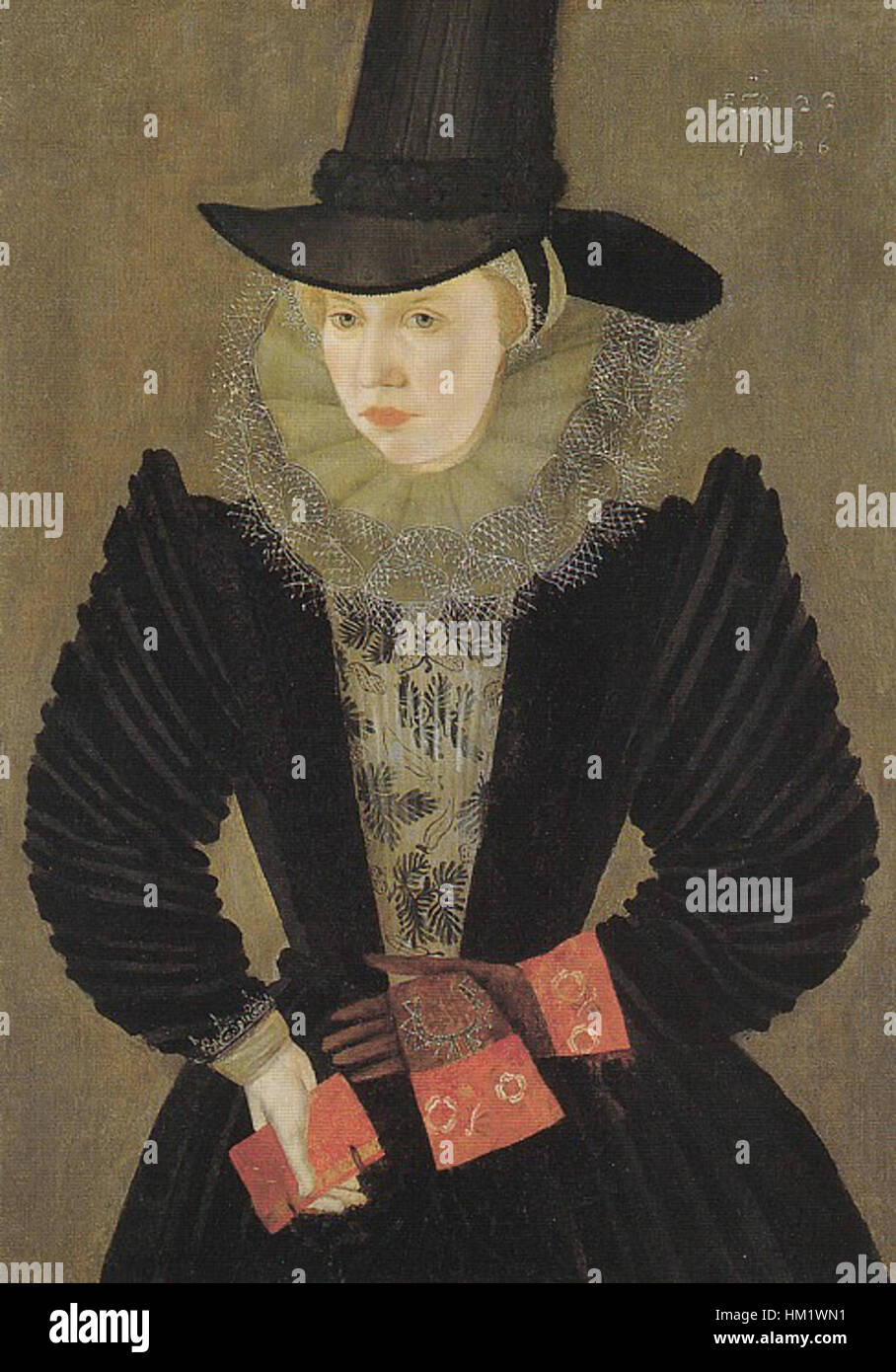 Joan Alleyn 1596 Stock Photo