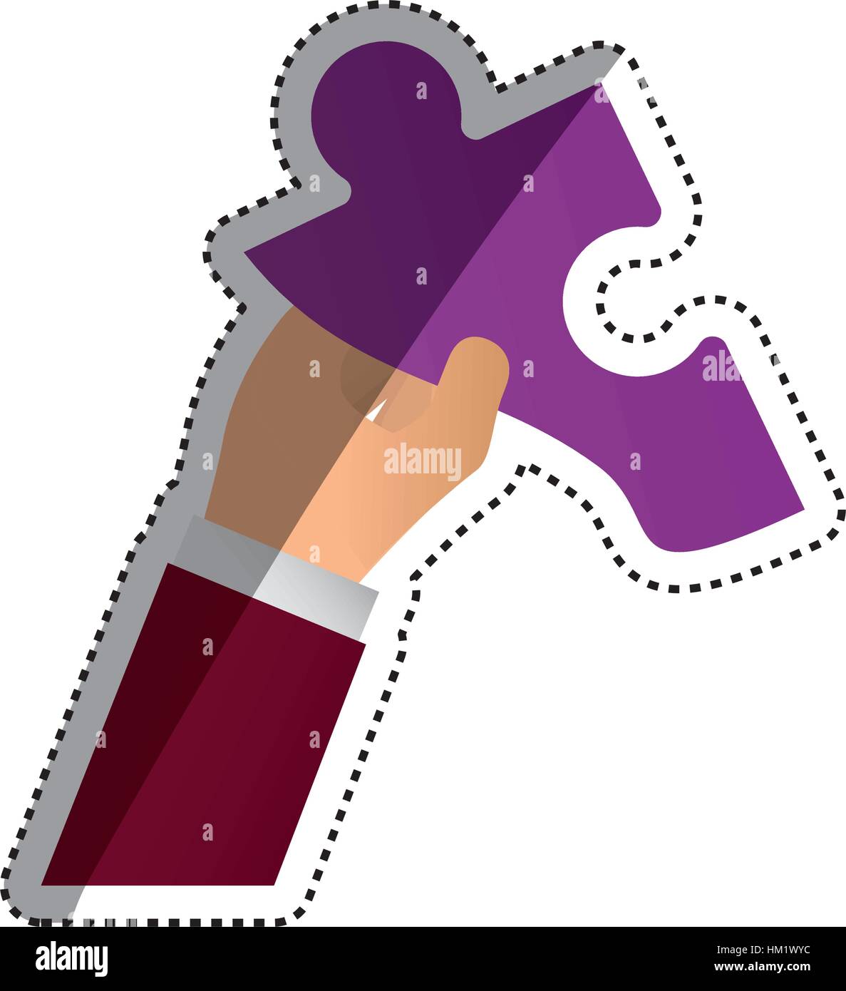 Puzzle piece symbol icon vector illustration graphic design Stock ...