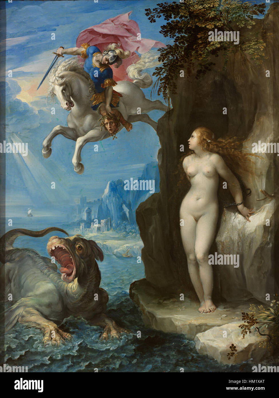 Giuseppe Cesari - Perseus and Andromeda, 1592 Stock Photo