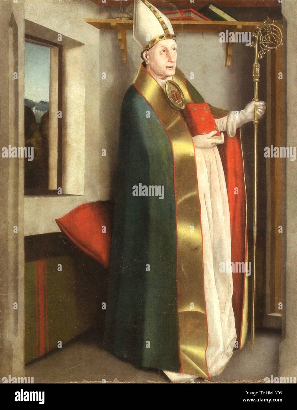 Konrad Witz’s painting of Saint Augustine forms part of the ...