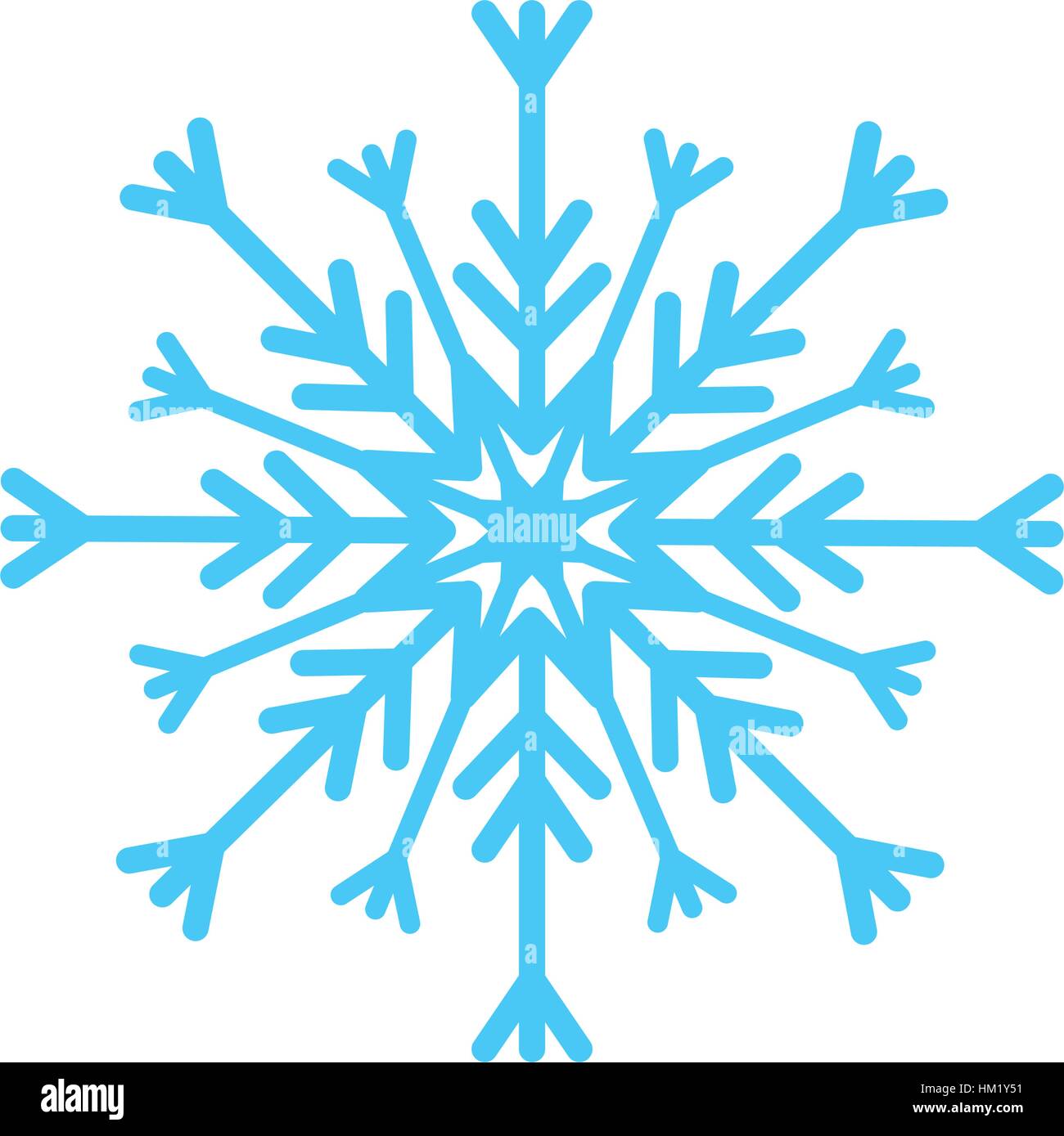 Snowflake winter symbol icon vector illustration graphic design Stock ...