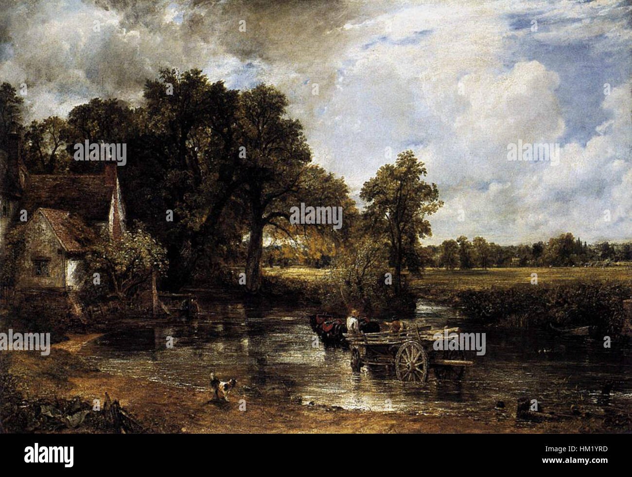 'The Hay-Wain' by John Constable, painted in 1821, is one of the most ...