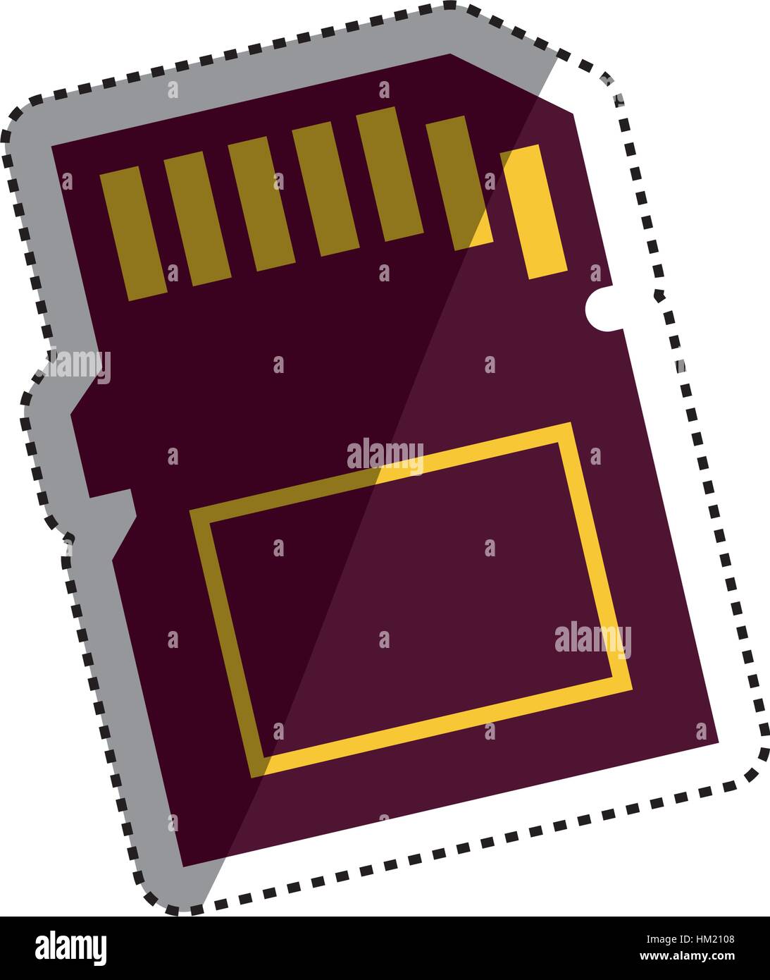Micro SD memory card icon vector illustration graphic design Stock ...