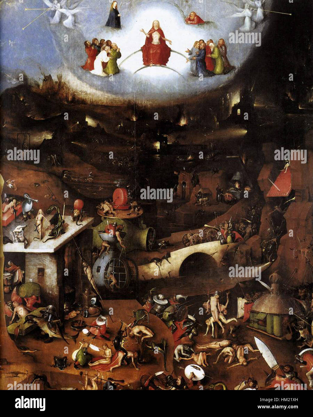  The Last Judgment By Hieronymus Bosch Painted During The 15th 