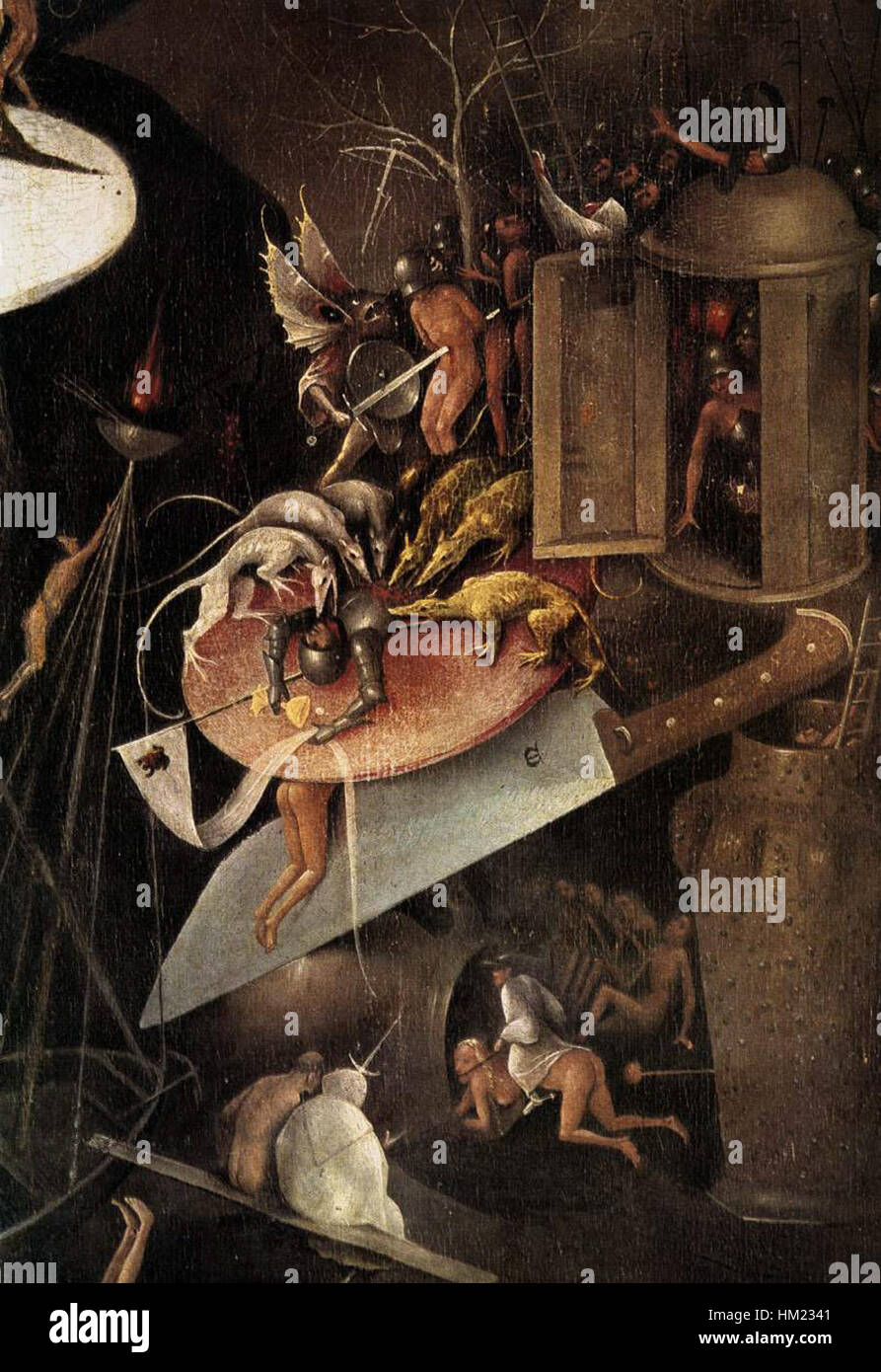 Hieronymus Bosch - Triptych of Garden of Earthly Delights (detail) - WGA2528 Stock Photo