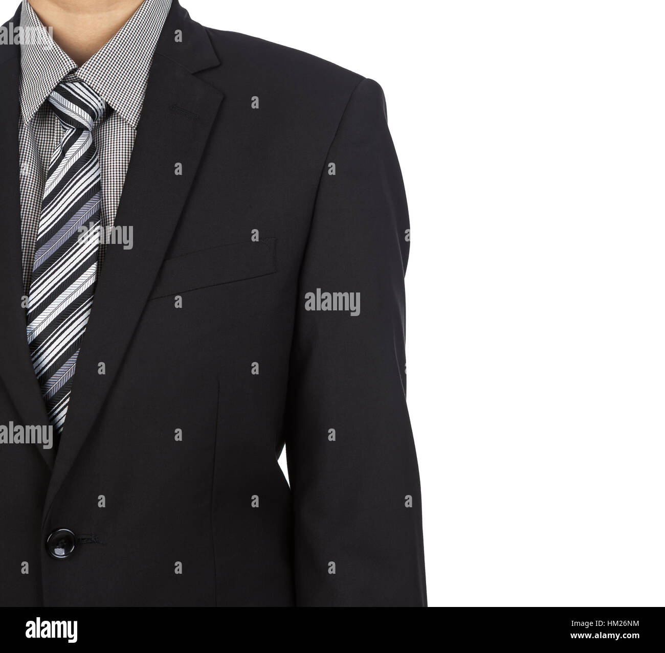 Business man in suit on white background Stock Photo - Alamy