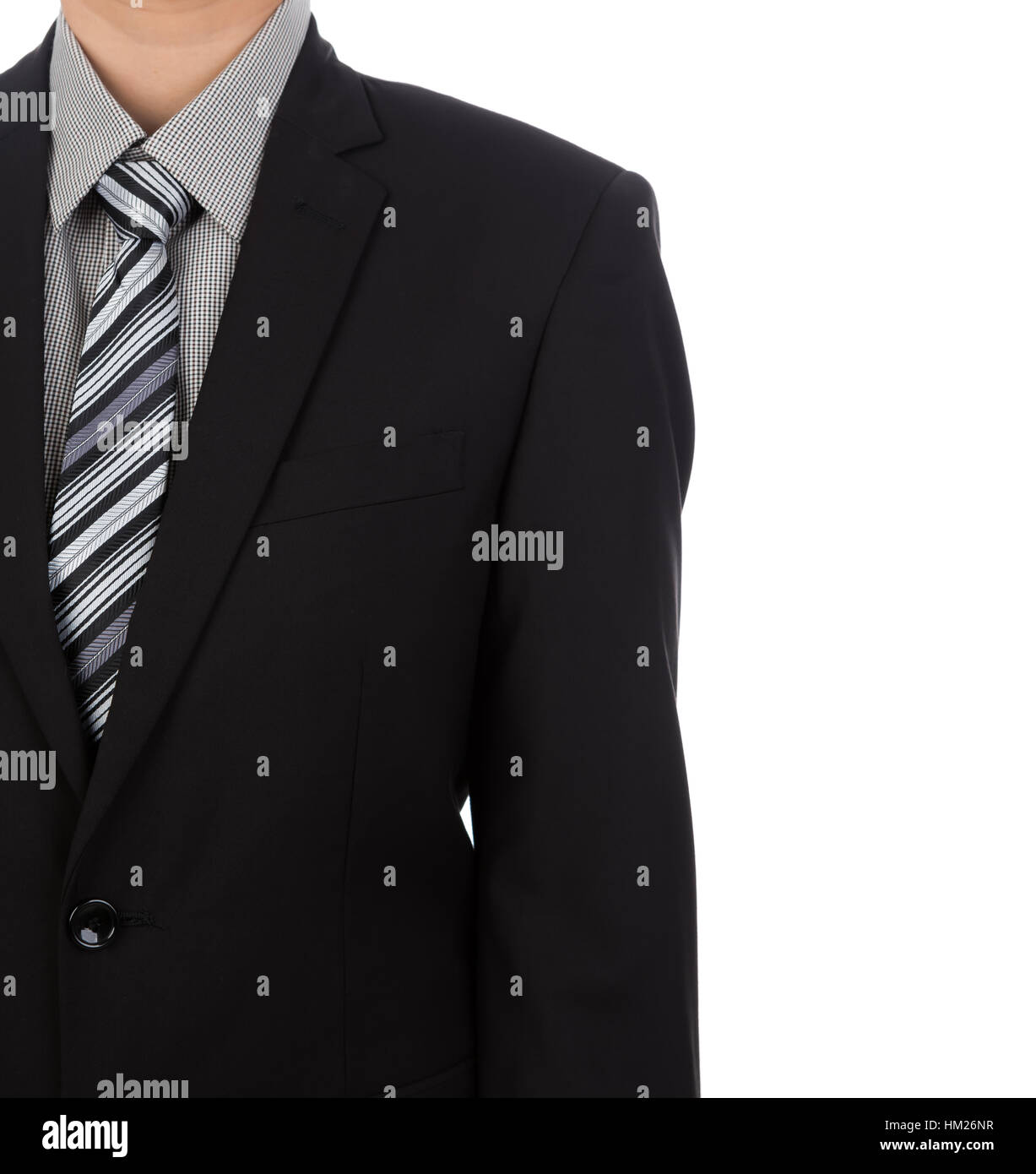 Business man in suit on white background Stock Photo - Alamy