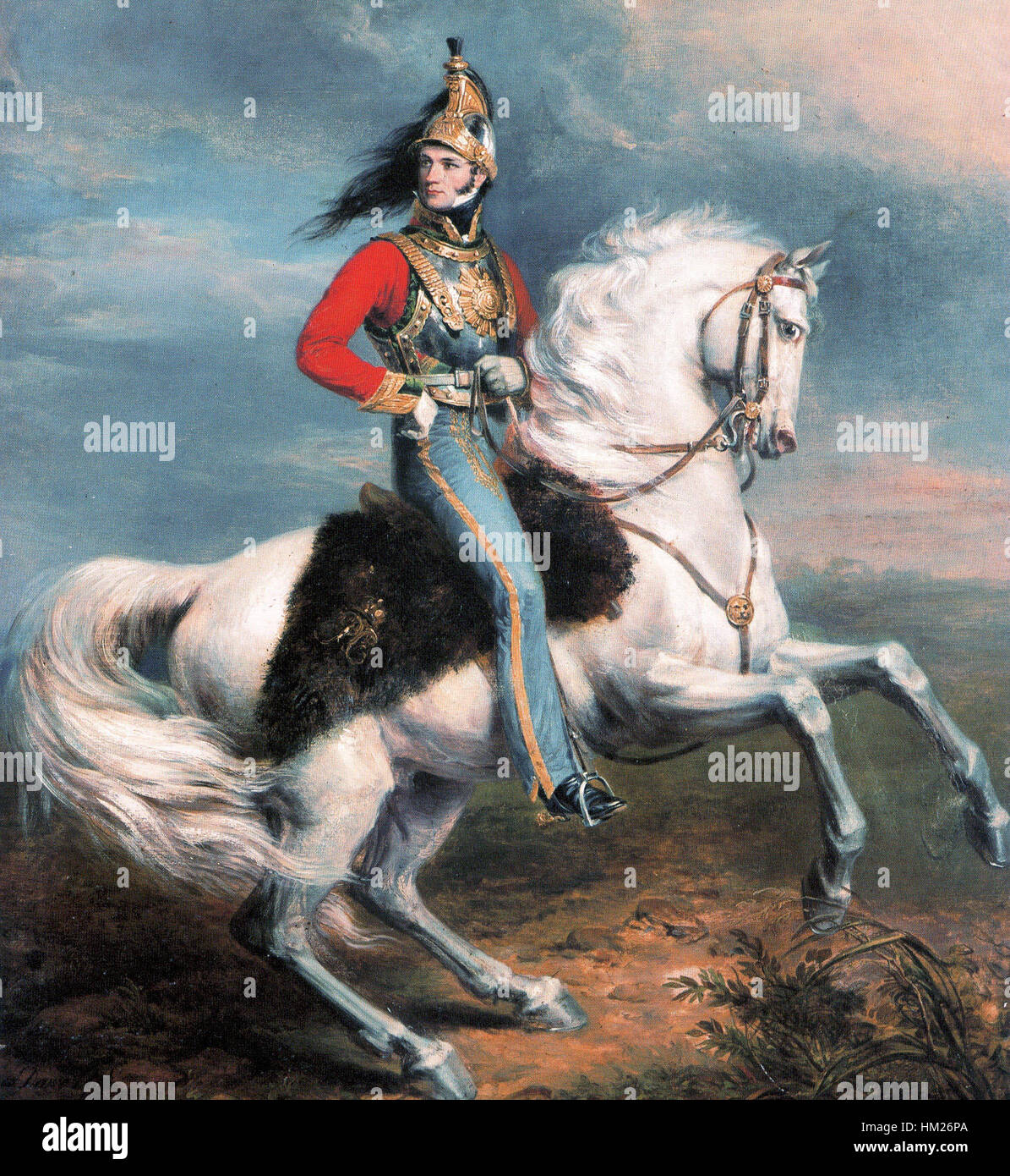 'Leopold I als ruiter' is an equestrian portrait of Leopold I, Holy ...