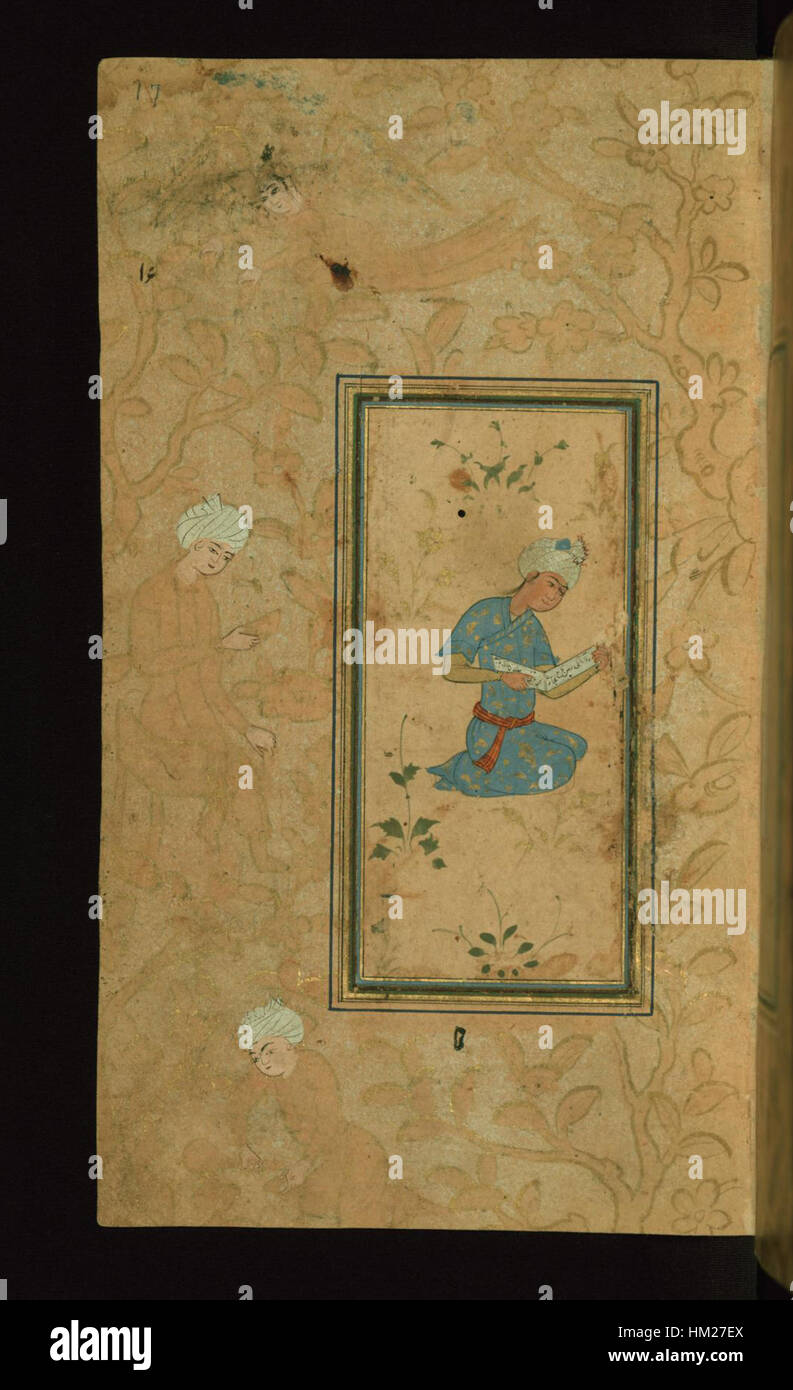 Persian art reading hi-res stock photography and images - Alamy
