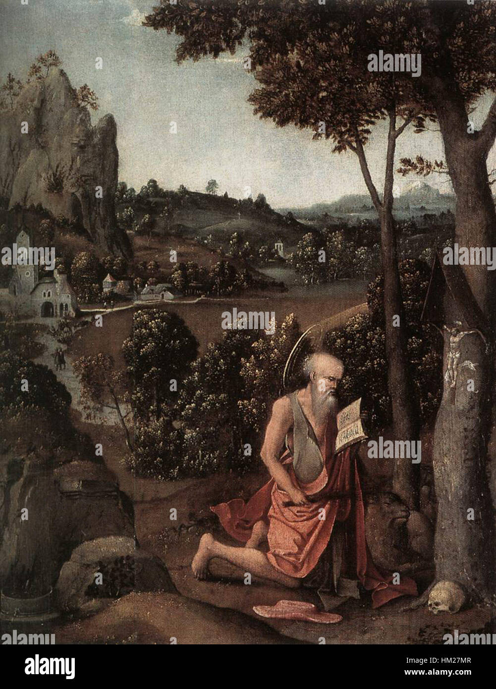 Joachim Patinir Rocky Landscape with Saint Jerome WGA17099 Stock