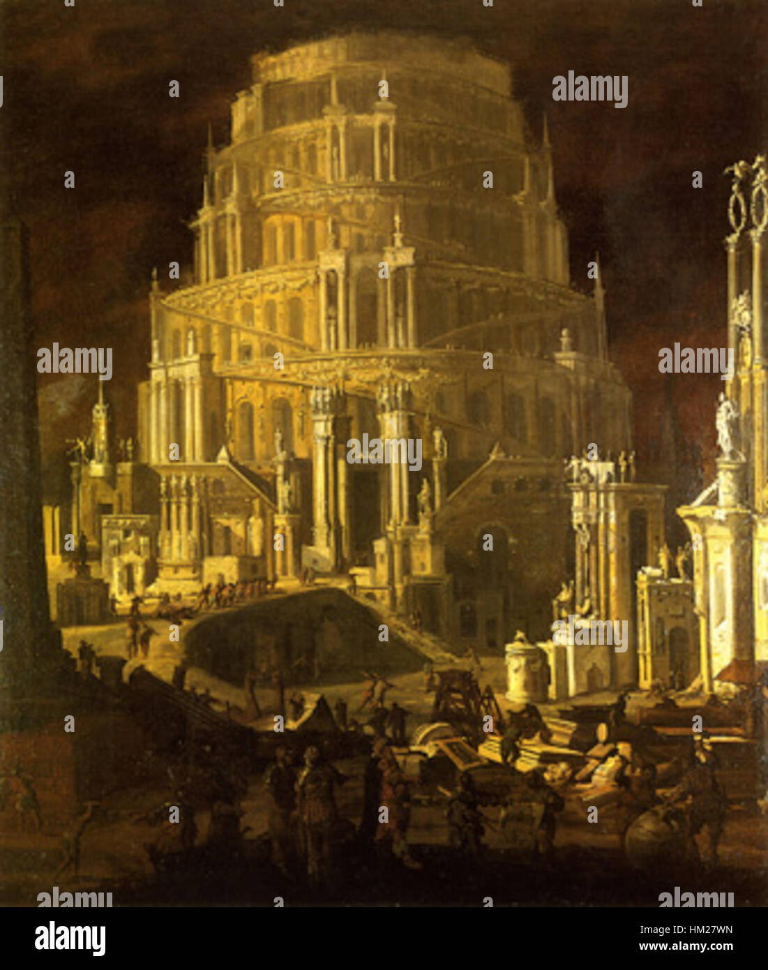 La tour de Babel Stock Photo Alamy