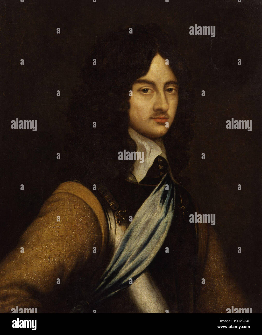 King Charles II by Adriaen Hanneman Stock Photo
