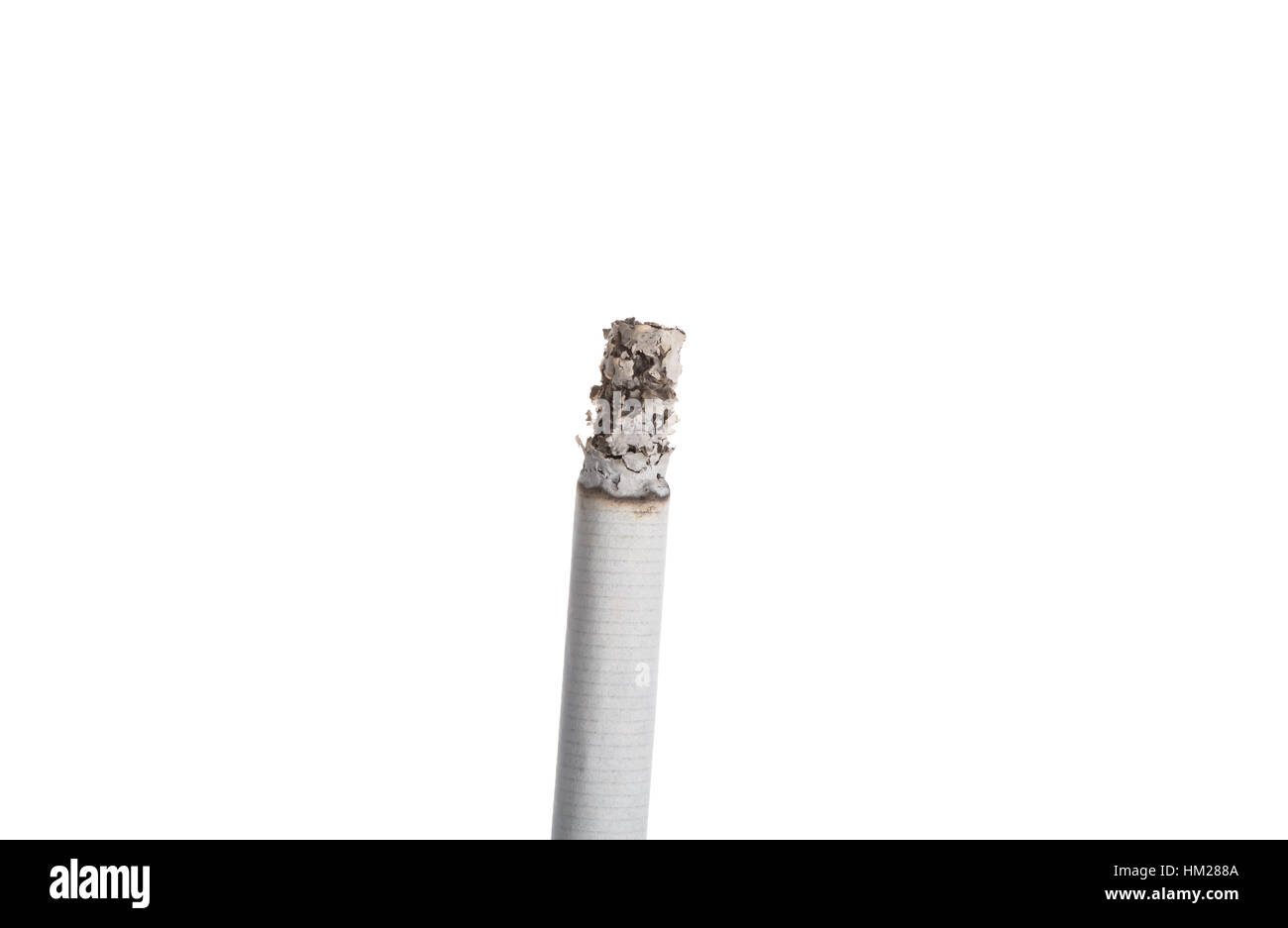 Cigarette burning isolated on white background Stock Photo Alamy