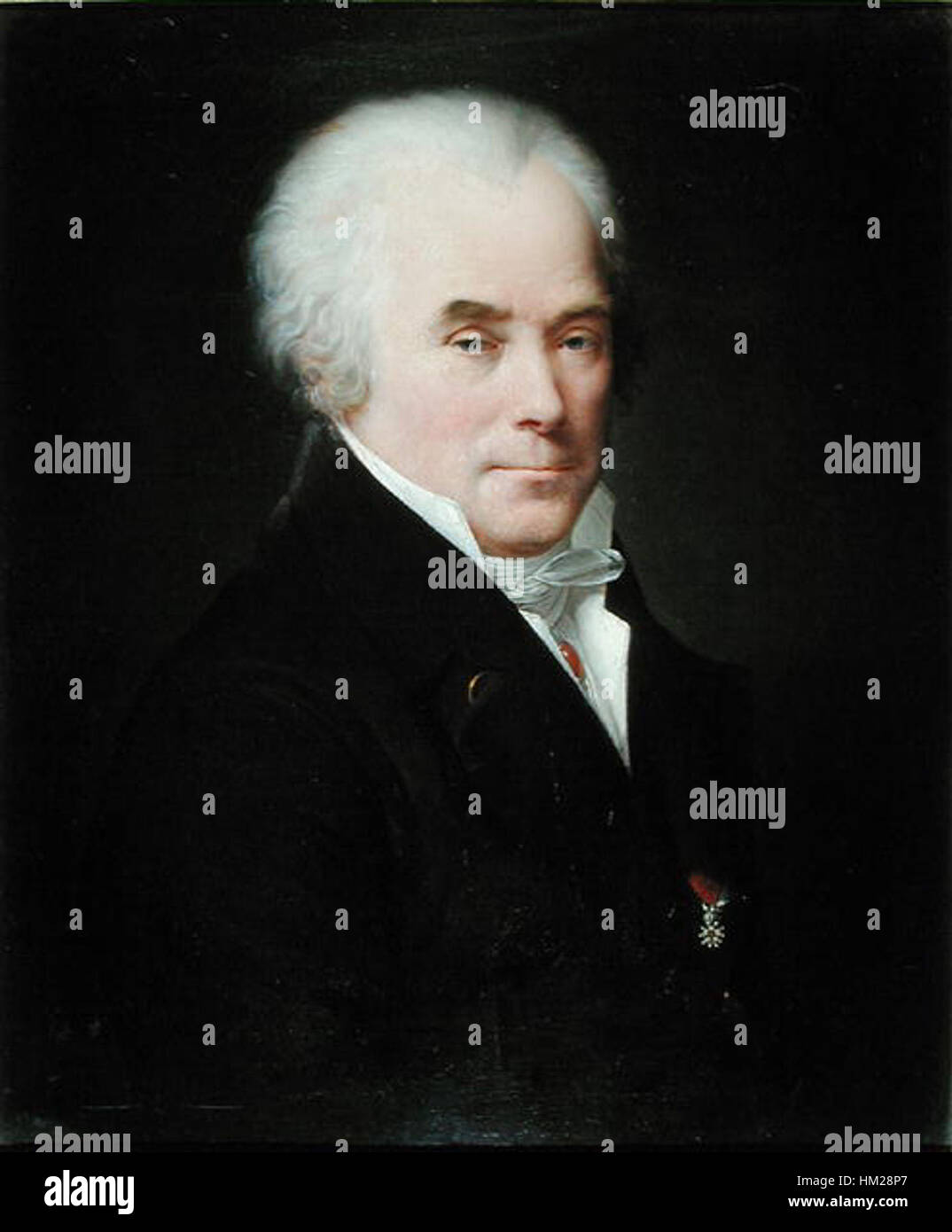 Charles Paul Landon - Portrait de Jean-Jacques Leroux de Tillets Stock Photo