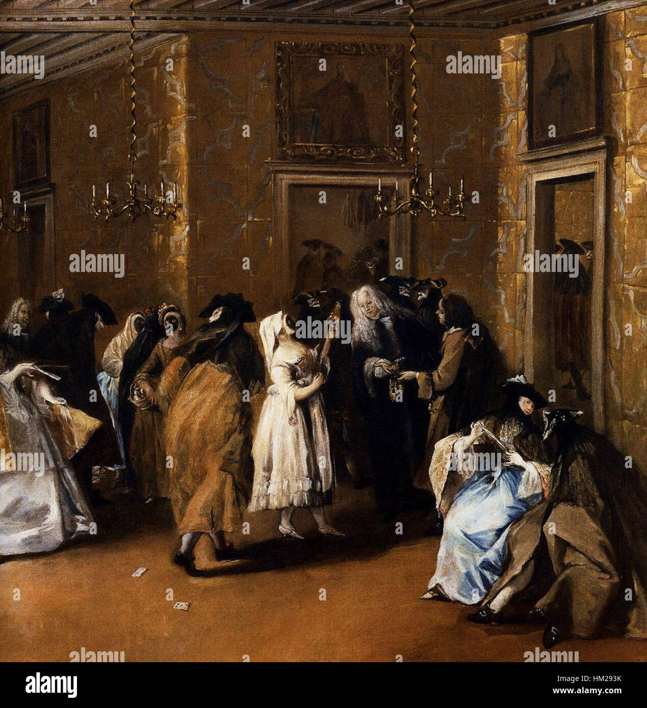 Masked Ridotto Francesco Guardi’s painting 'Il Ridotto' captures the vibrant social ...
