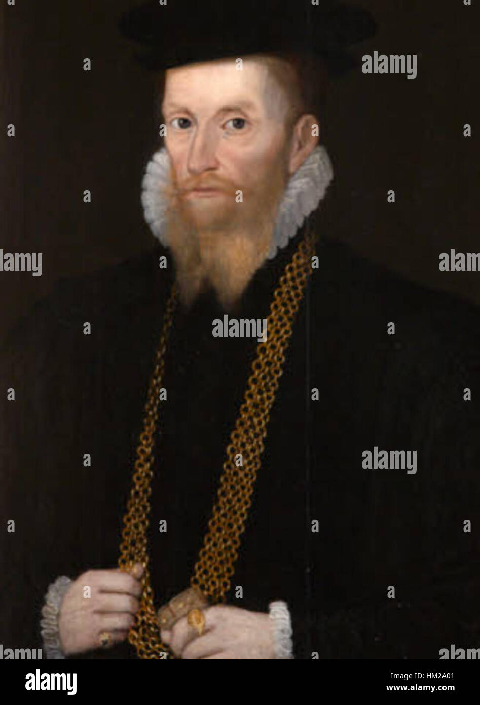 This artwork by Hugh Radcliff of Stepney, housed at Killerton House, includes a collection of British royal-themed paintings, reflecting the artist's approach to historical and royal subjects. Stock Photo