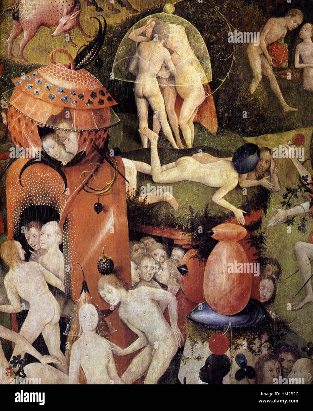 Hieronymus Bosch - Triptych of Garden of Earthly Delights (detail) - WGA2512 Stock Photo