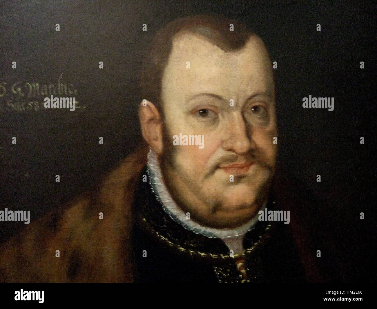 Joachim II von Brandenburg fragment Stock Photo