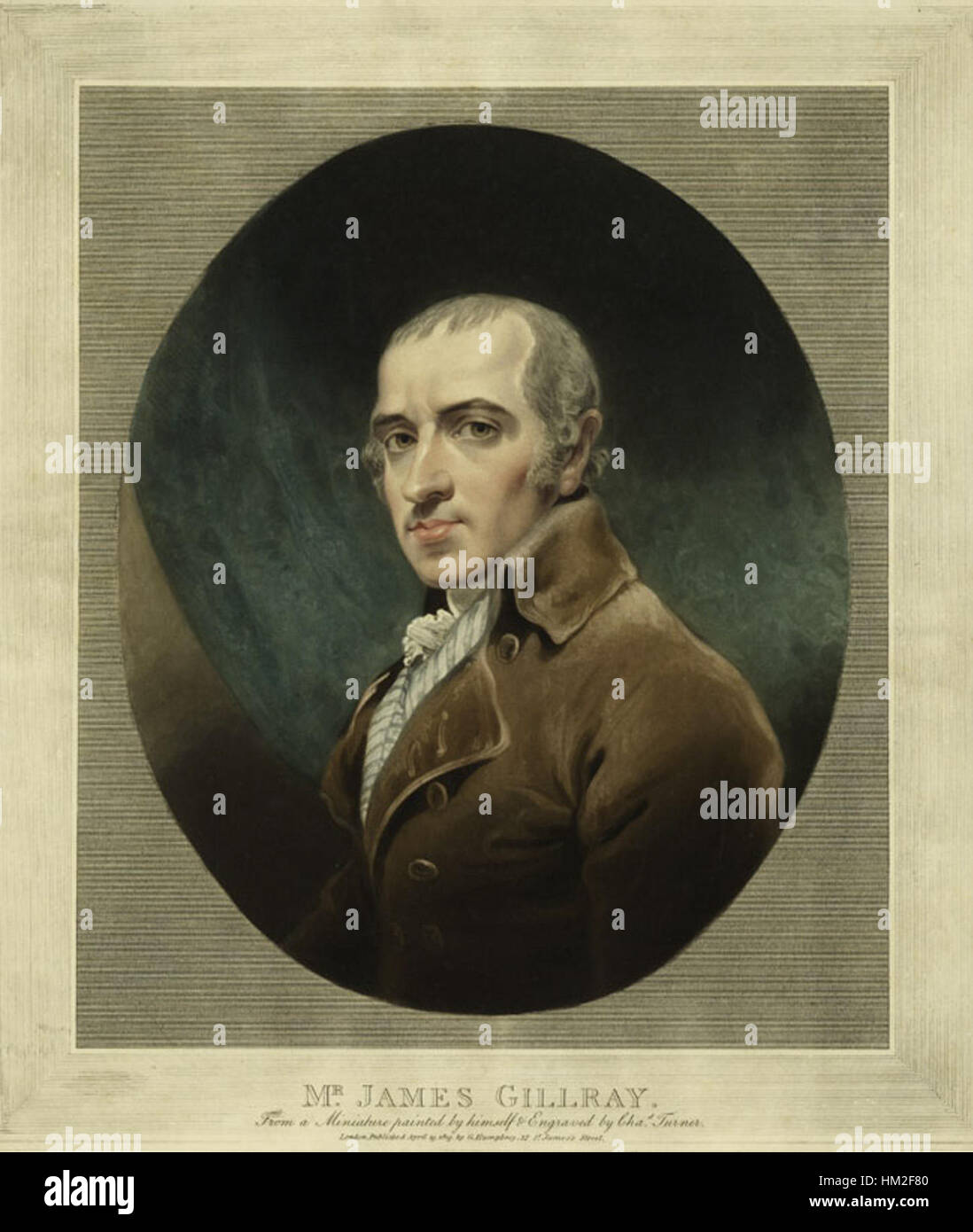James Gillray's portrait captures the satirical style of 18th-century ...