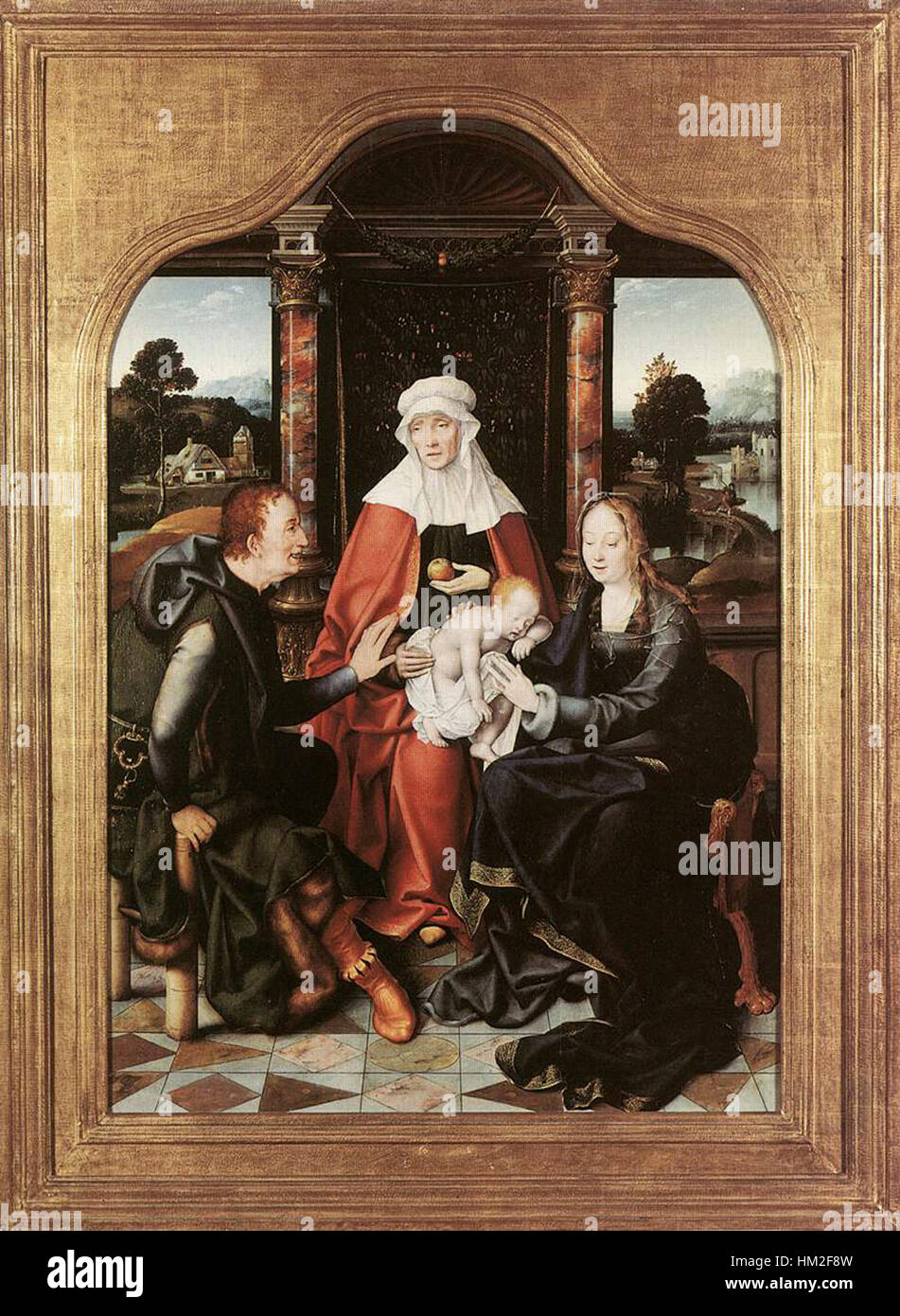 joos-van-cleve-s-painting-st-anne-with-the-virgin-and-child-and-st