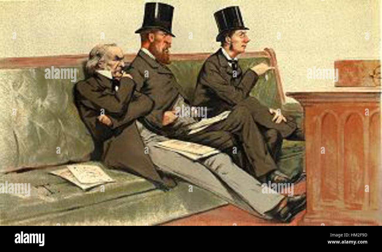 The Treasury Bench Vanity Fair 6 July 1880 Stock Photo Alamy