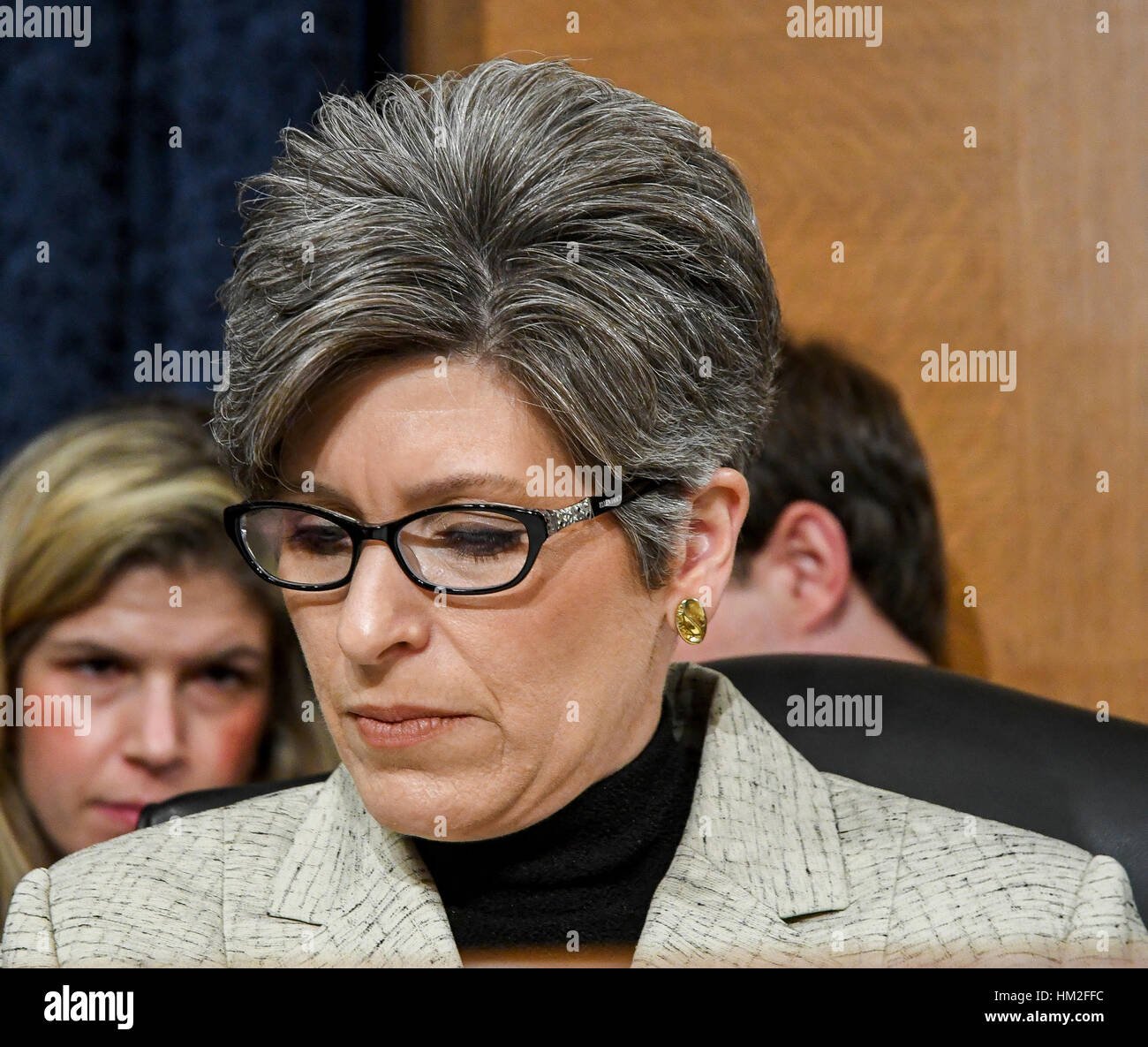 Washington, DC., USA, 18th January 2017 Republican Senator Joni Ernst ...