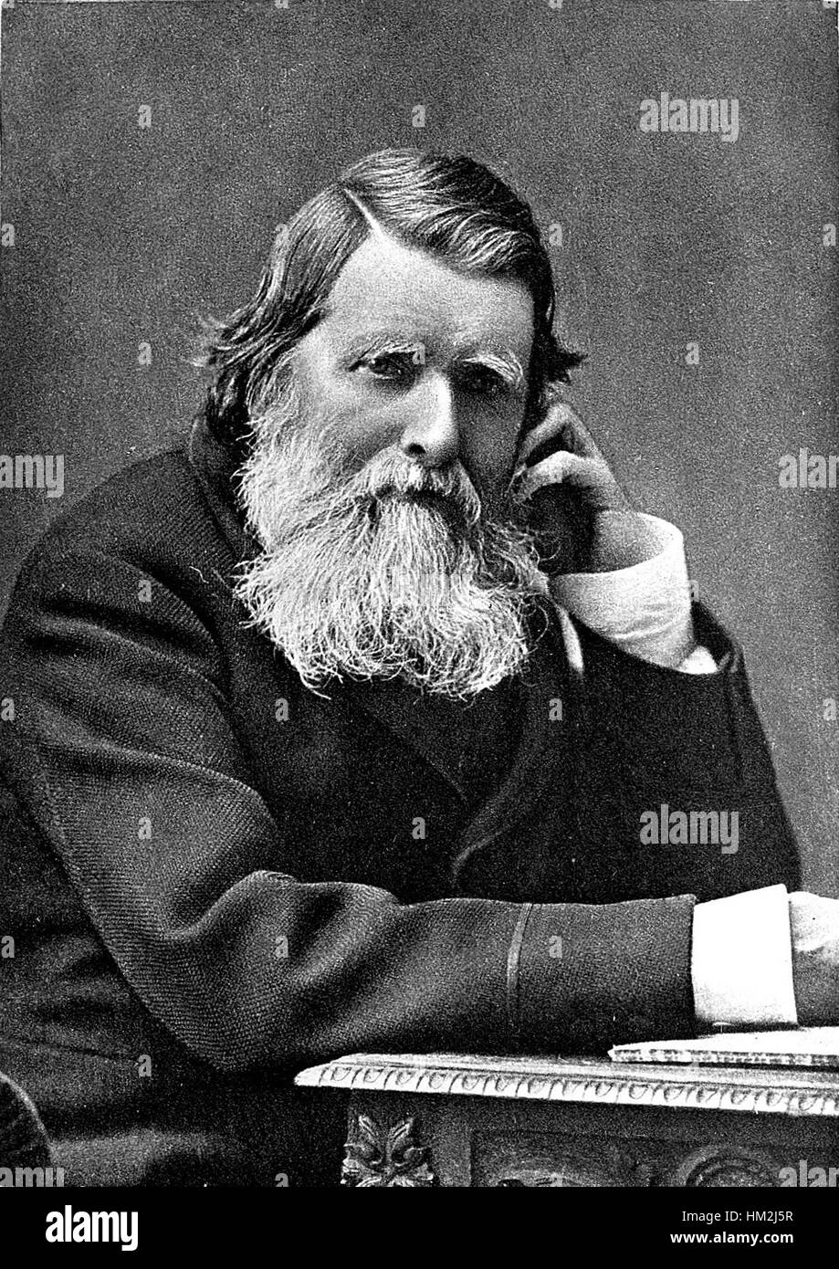 John Ruskin, 1882 Stock Photo Alamy
