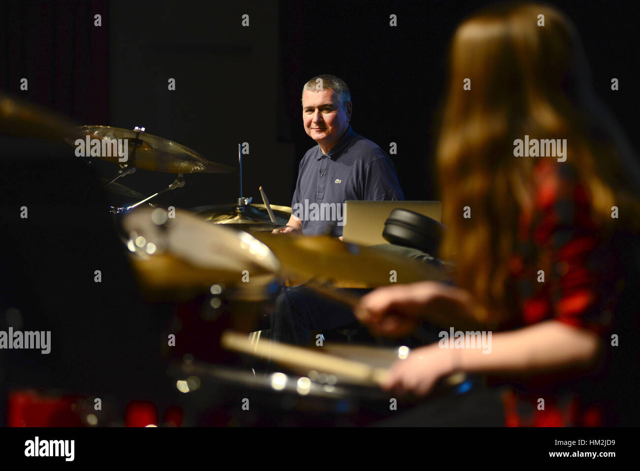 Steve white drum hires stock photography and images Alamy