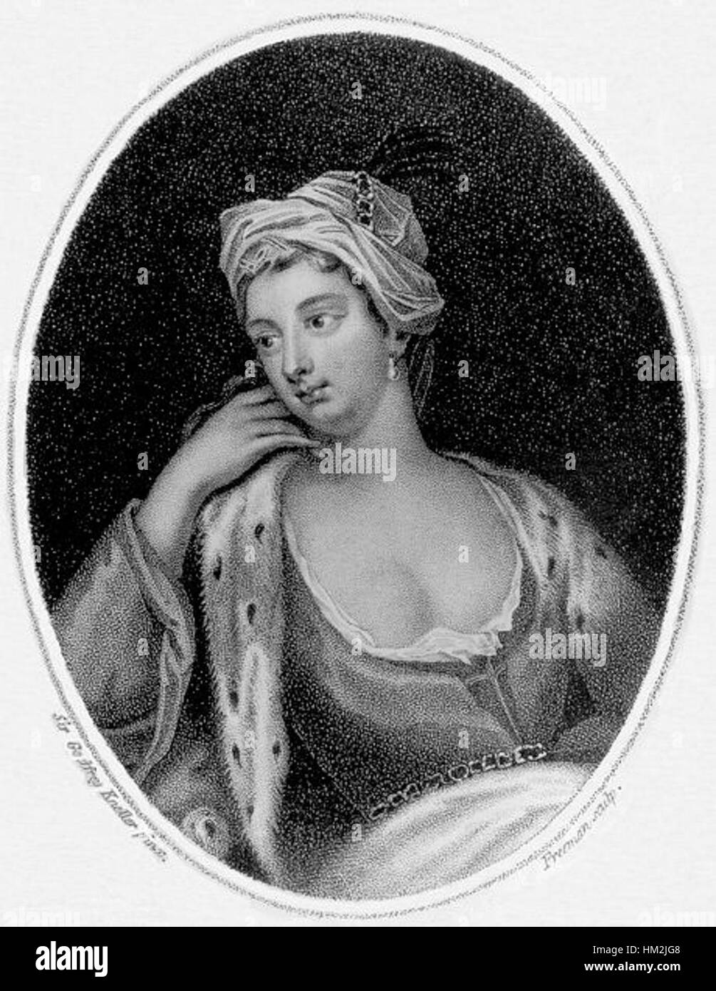 Lady Mary Wortley Montagu Stock Photo