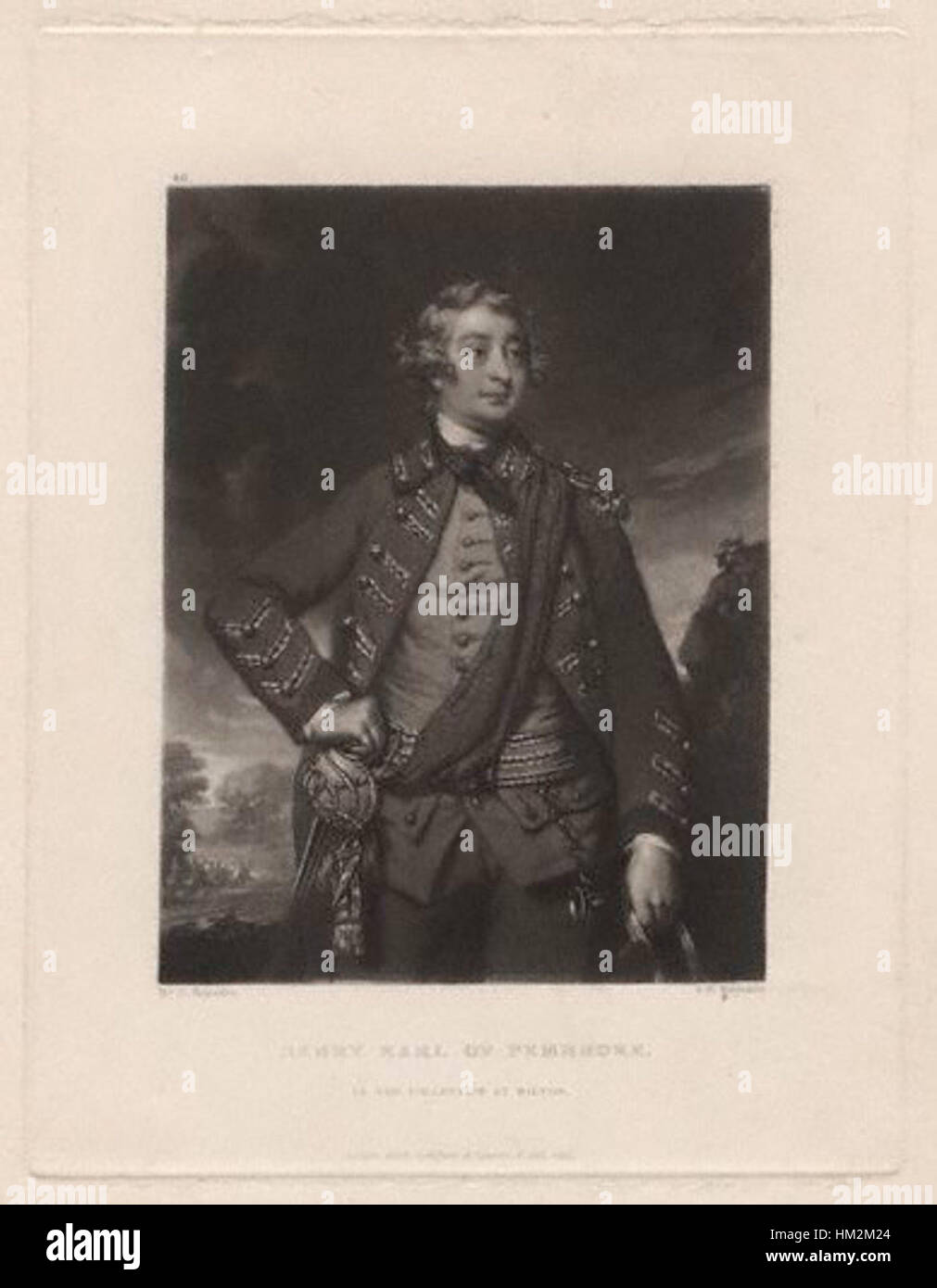Henry Herbert, 10th Earl of Pembroke Stock Photo Alamy