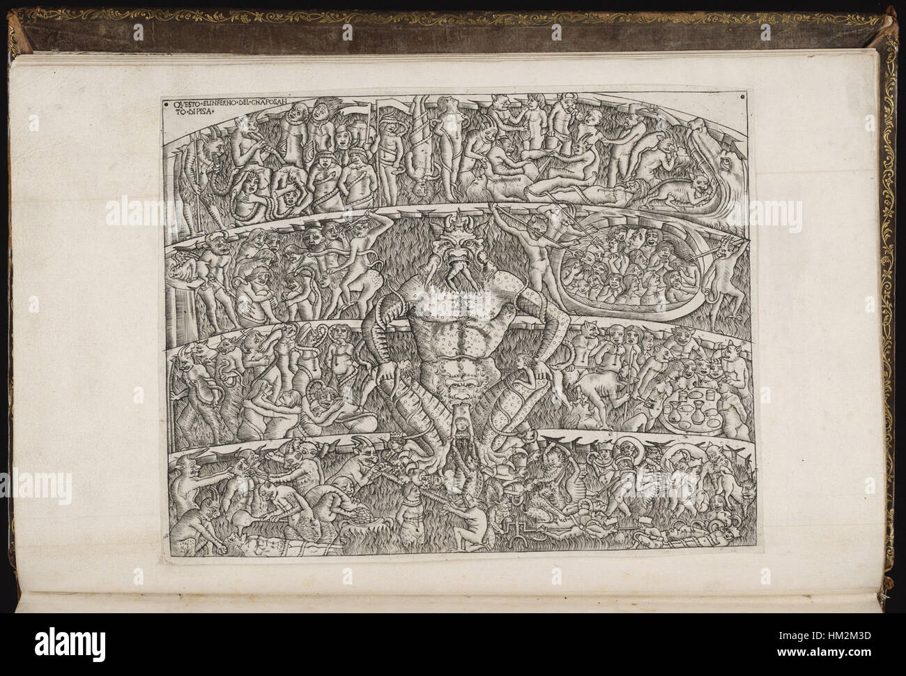 An illustration for Dante's Inferno by Sandro Botticelli, created in ...