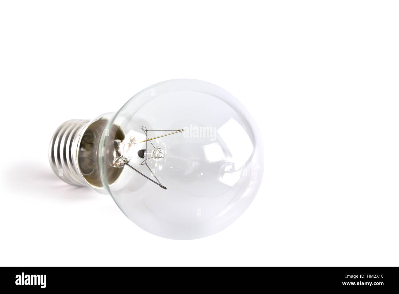 Light Bulb isolated on white background Stock Photo - Alamy