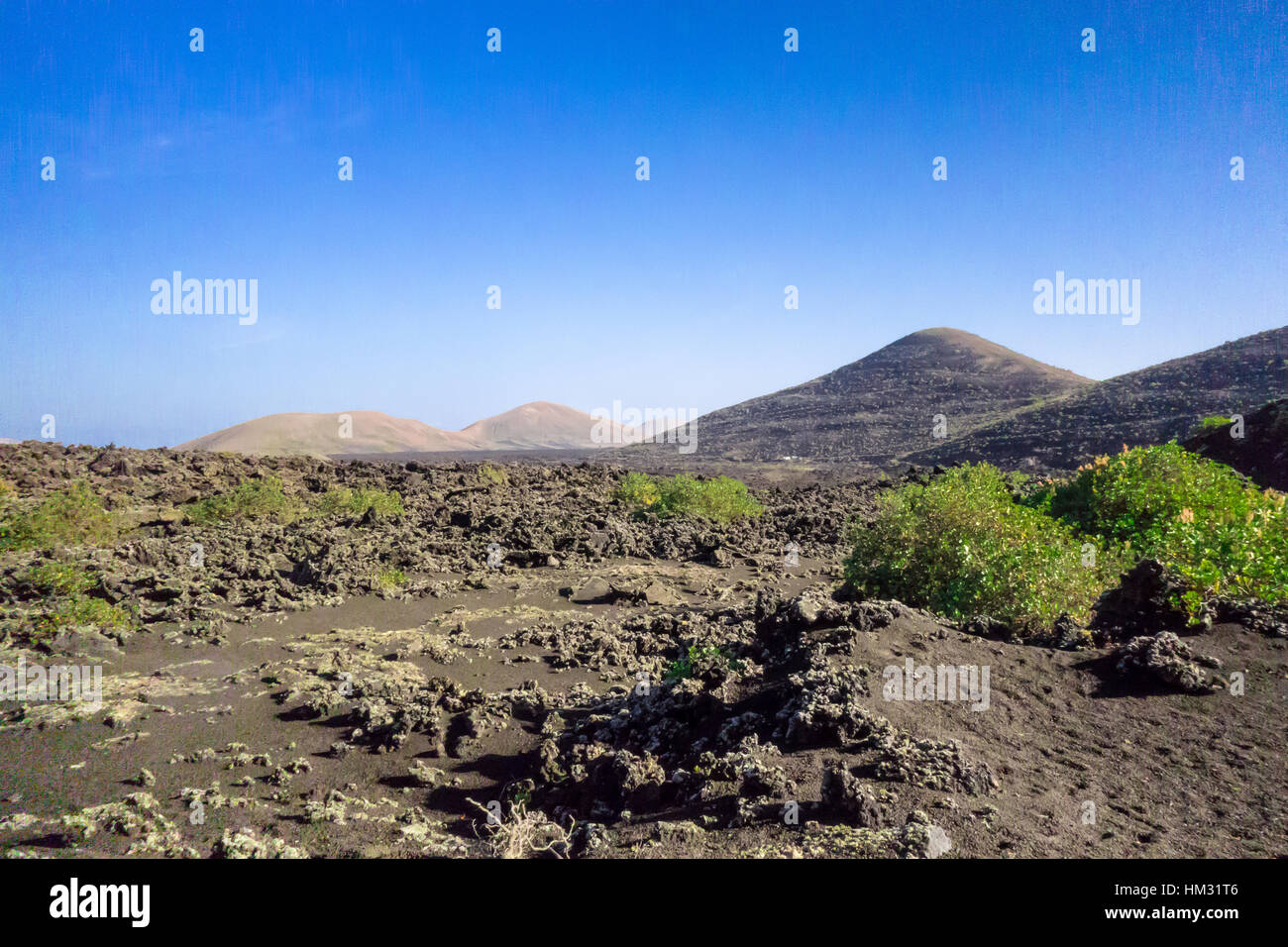 Volcanoes around Caldera de la Rilla, just outside the National Park of ...