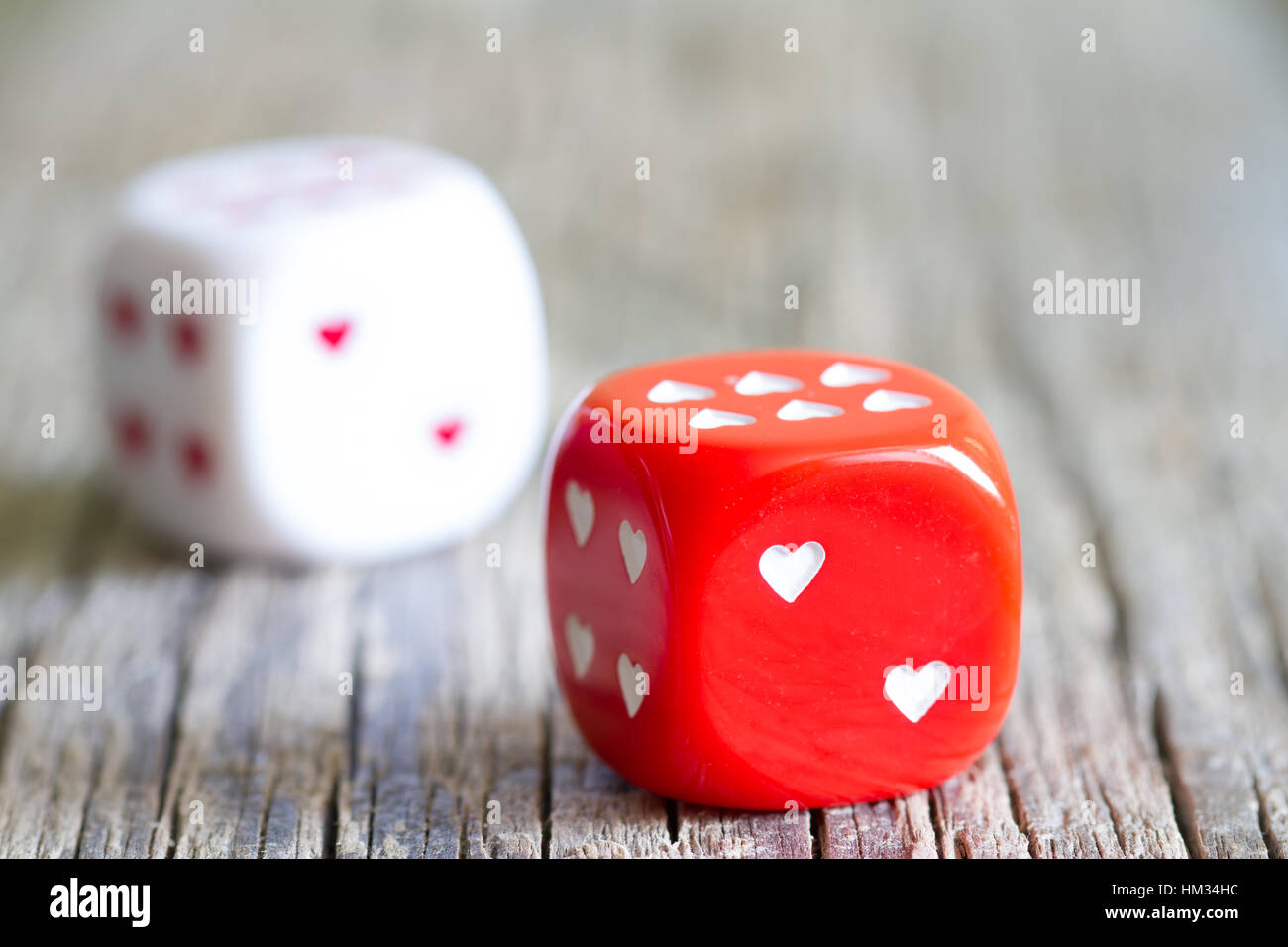 Dice love hi-res stock photography and images - Alamy