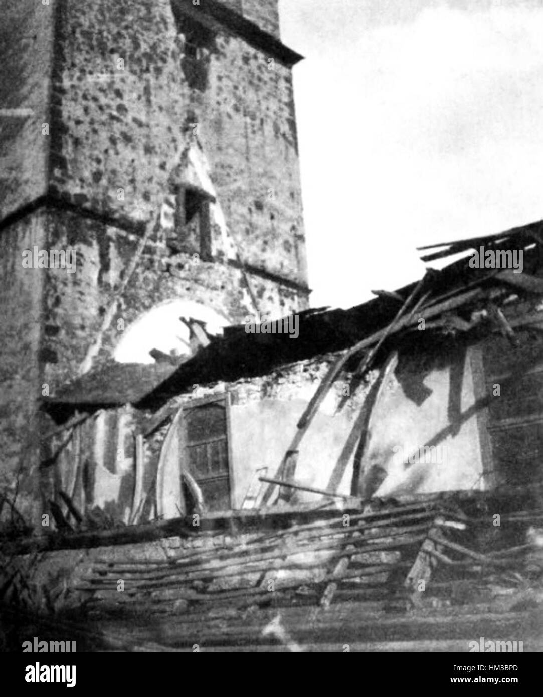 Church 20th century painting Black and White Stock Photos & Images - Alamy