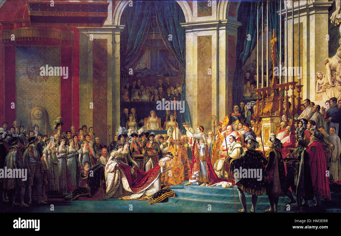 The Coronation Of Napoleon Hi res Stock Photography And Images Alamy