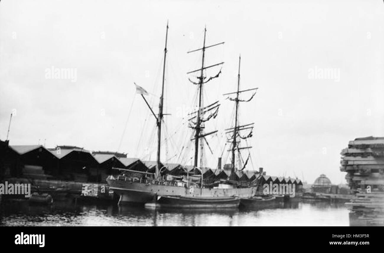 The painting of the ship Lalla Rookh, dating back to 1876, captures ...