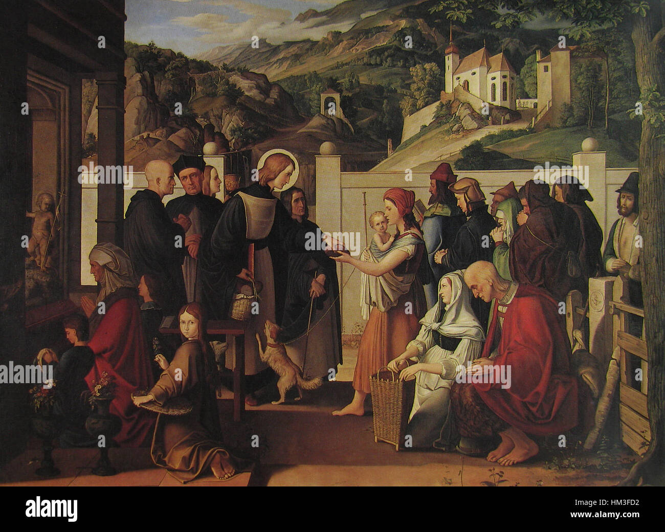 'Hl. Rochus' by Julius Schnorr von Carolsfeld is a 1817 oil painting ...