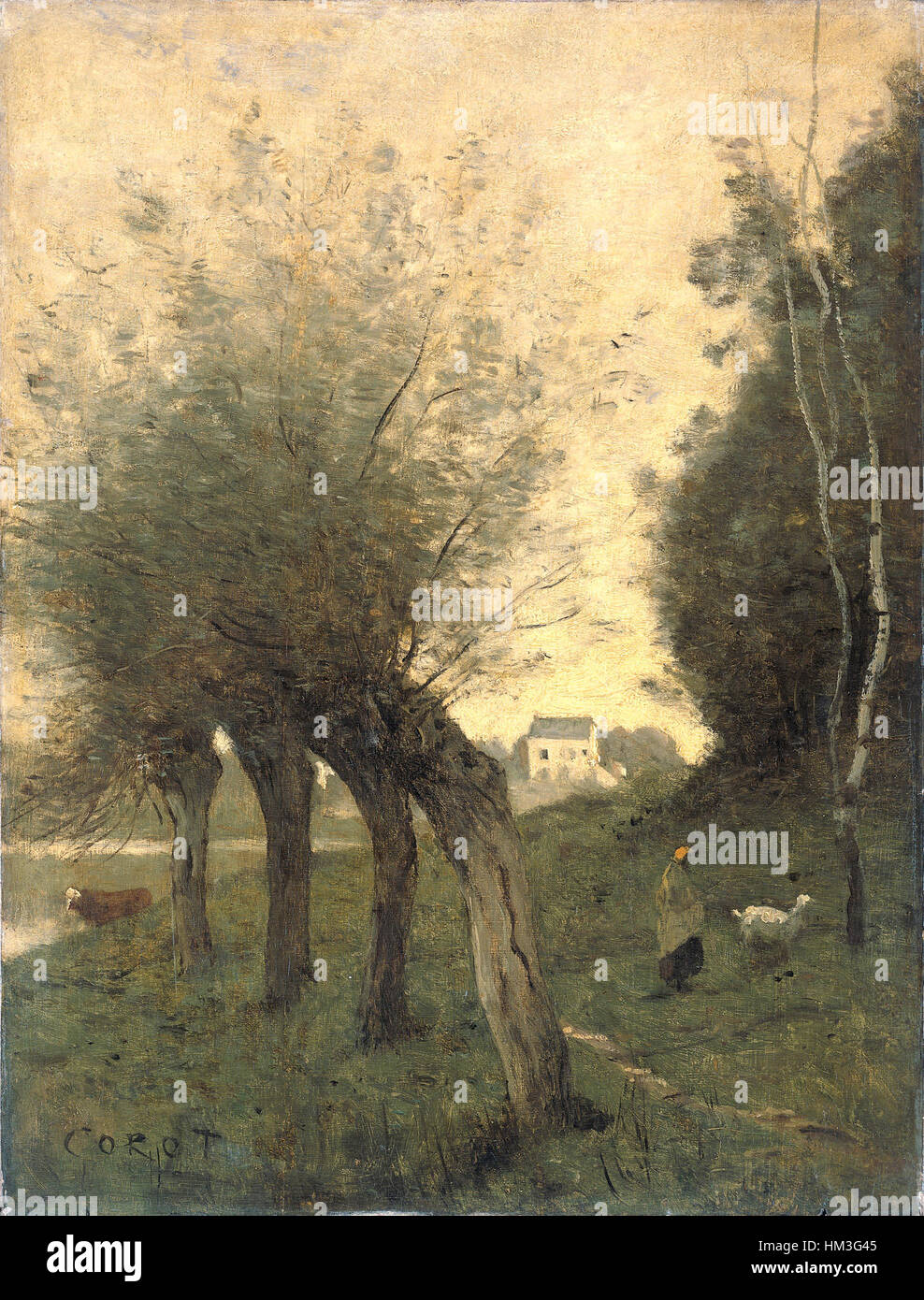landschap-met-knotwilgen-by-jean-baptiste-camille-corot-a-painting