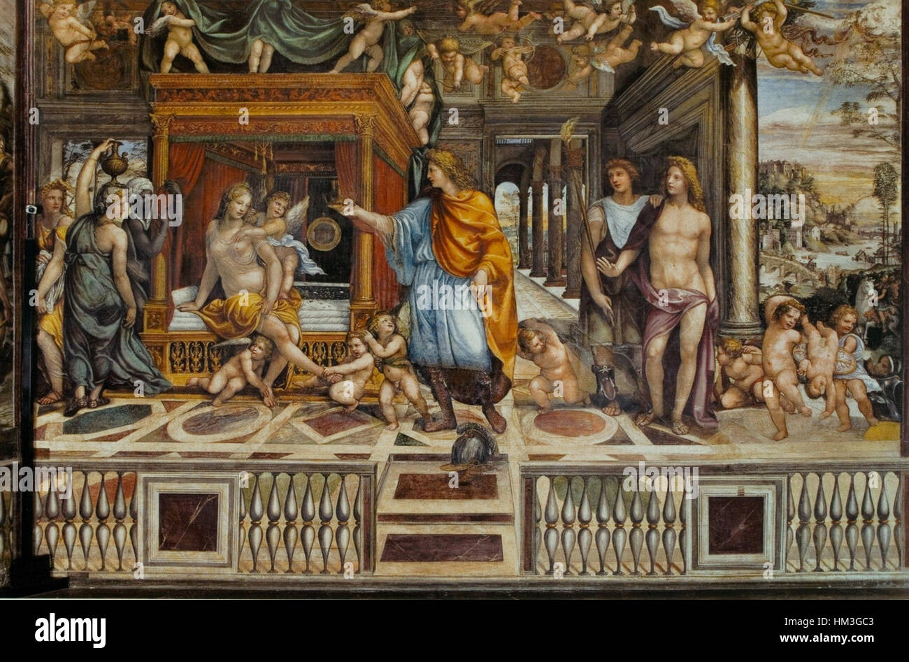 Il Sodoma. Villa Farnesina fresco1 Stock Photo