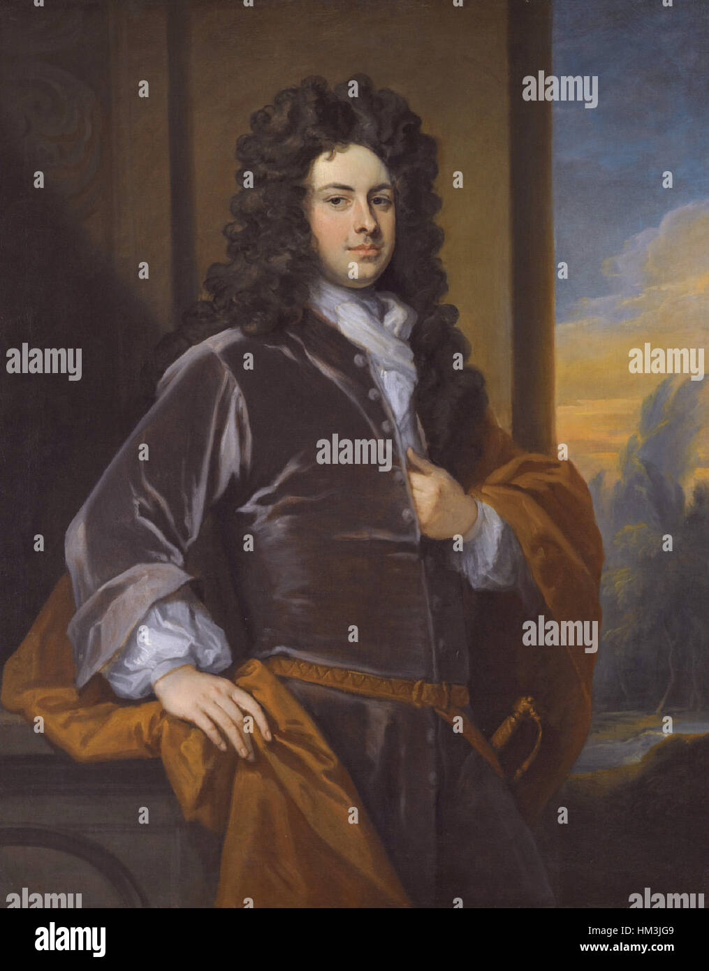 Stately Portrait This portrait by Godfrey Kneller of James Bertie, 1st Earl of Abingdon ...