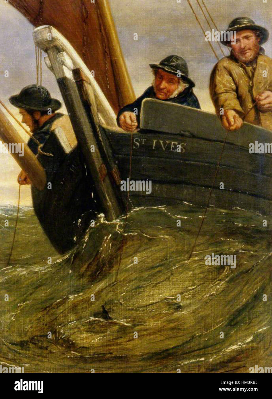 James Clarke Hook Deep Sea Fishing (1861 Stock Photo Alamy