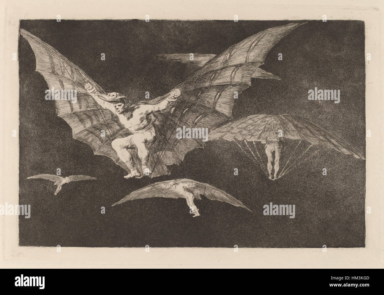 Goya - Modo de volar (A Way of Flying) Stock Photo