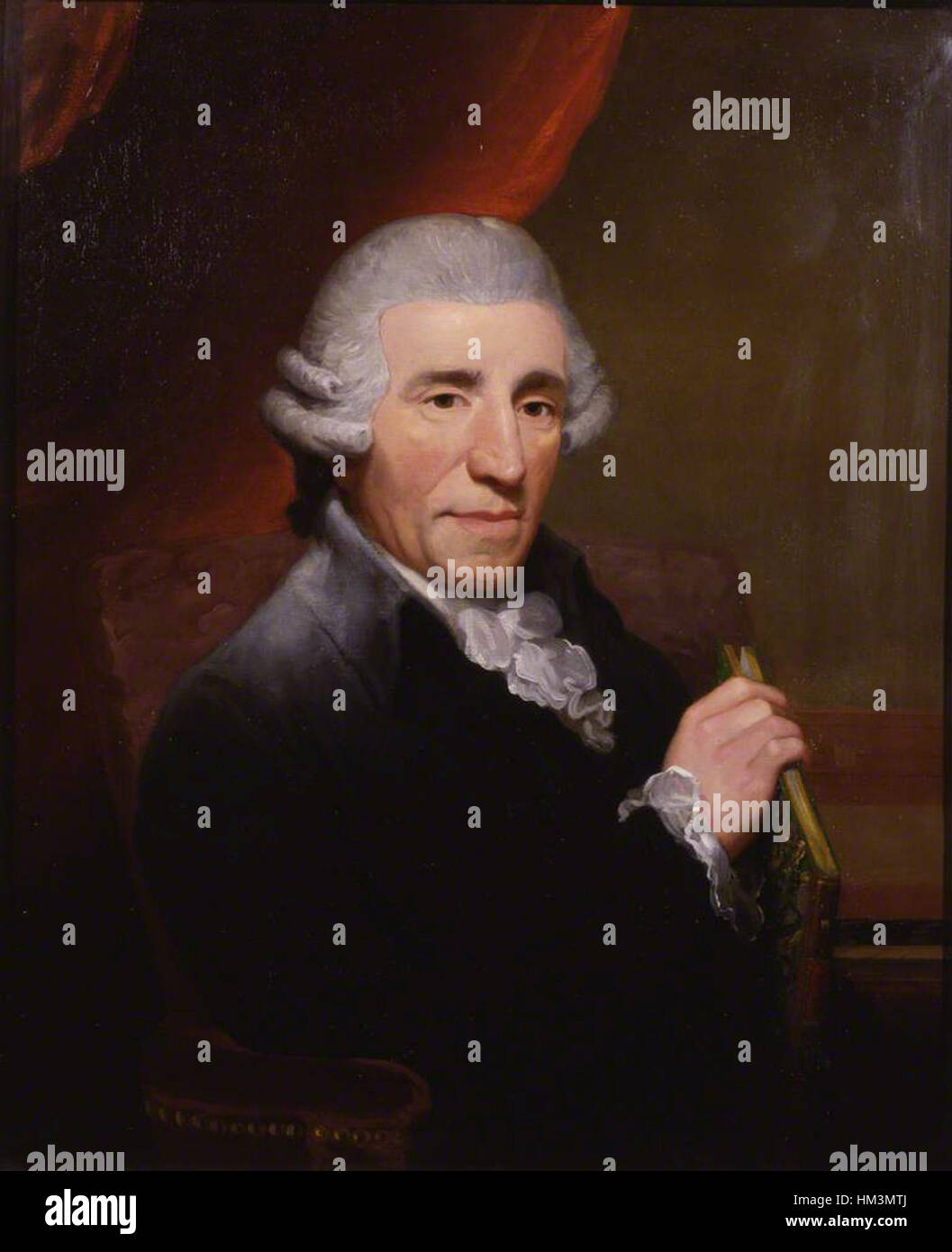 Joseph Haydn, portrait by Thomas Hardy Stock Photo