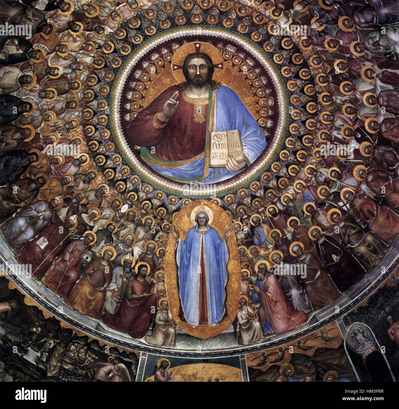 Giusto de&rsquo; menabuoi, paradiso (detail), 1376-78, battistero di Padova