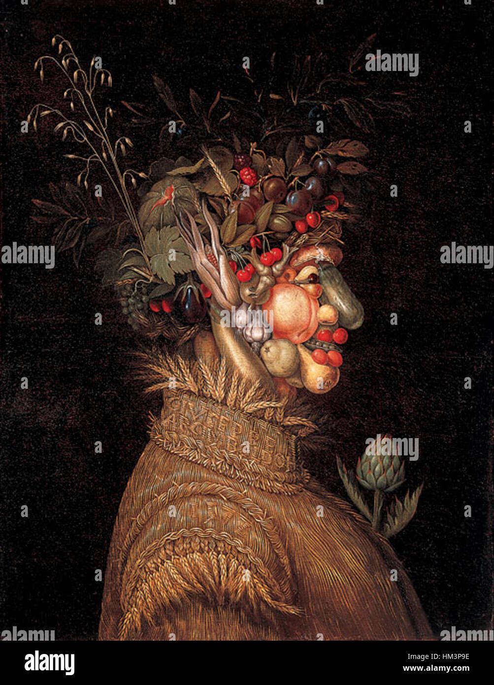 Giuseppe Arcimboldo, Italian; Summer; 1572 Stock Photo