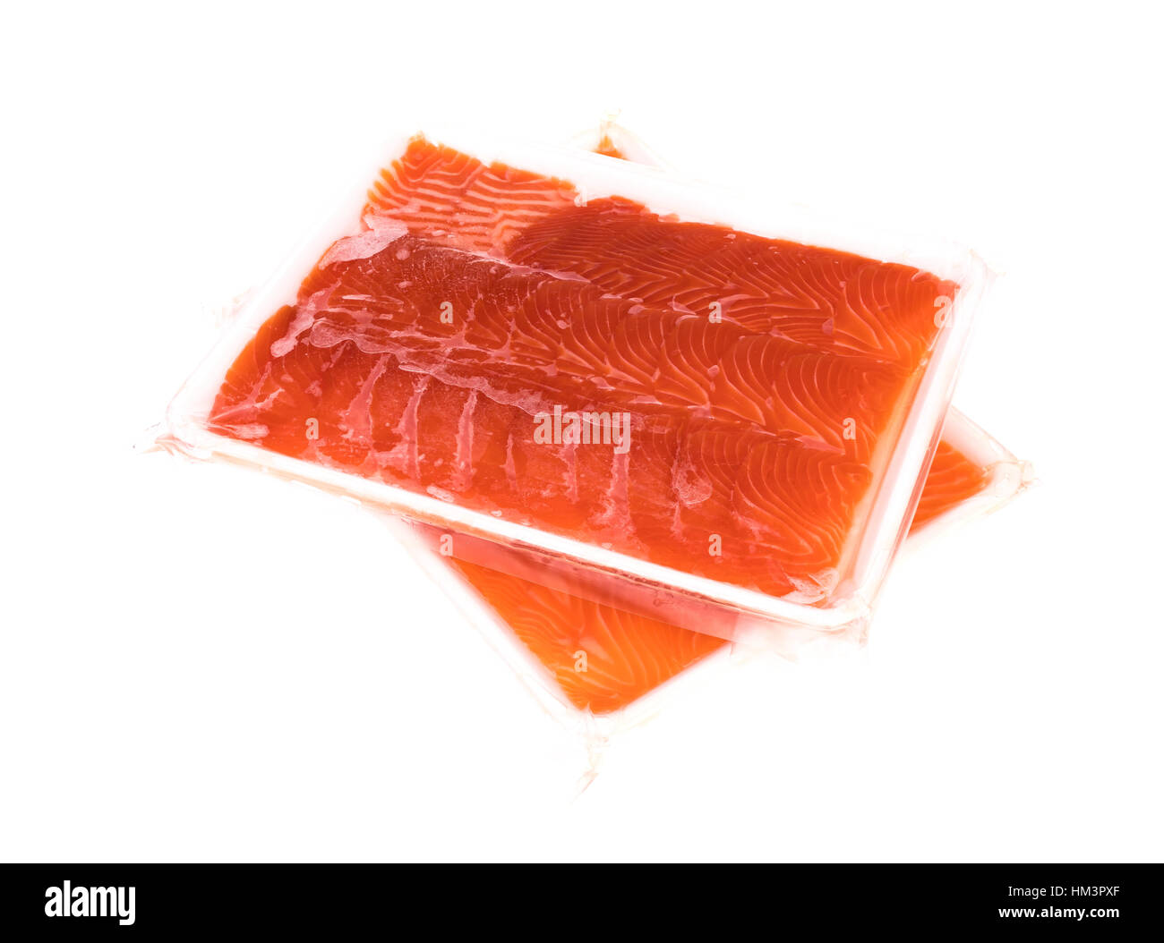 Frozen seafood package Cut Out Stock Images & Pictures - Alamy